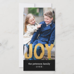 Holiday Joy Carte photo de vacances