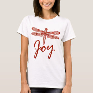 Holiday Joy Dragonfly T-Shirt