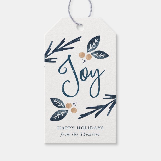 Holiday Joy, Gift Tags (Front)
