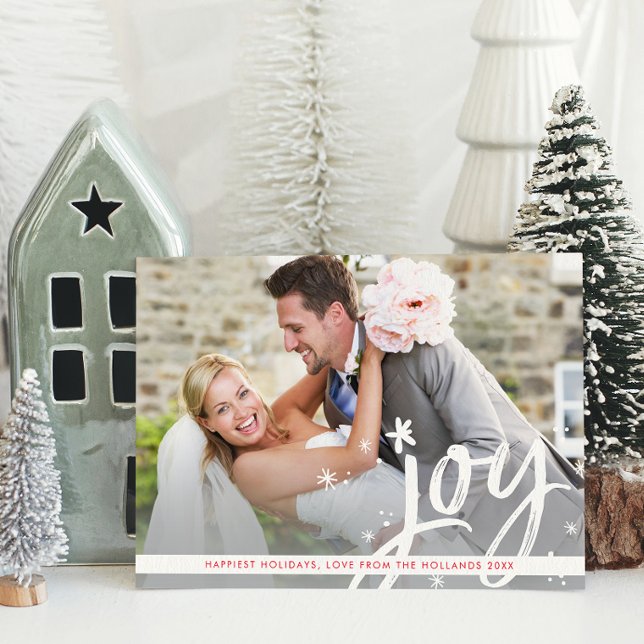 HOLIDAY JOY modern overlay photo script lettering (Creator Uploaded)