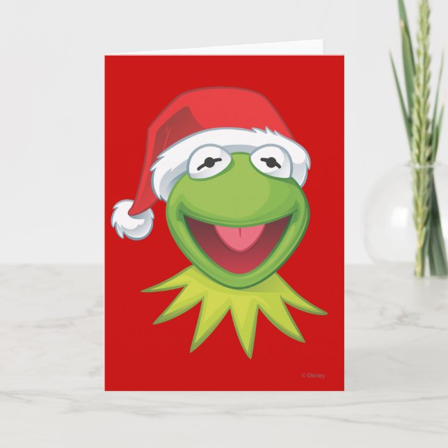 Holiday Kermit 2 Card (Front)
