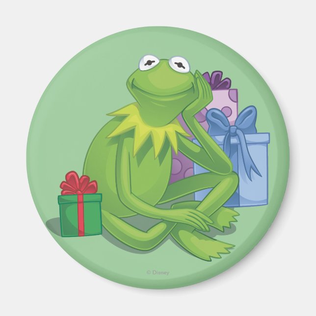 Holiday Kermit 3 Magnet (Front)