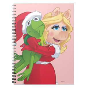 Holiday Kermit and Miss Piggy Notebook