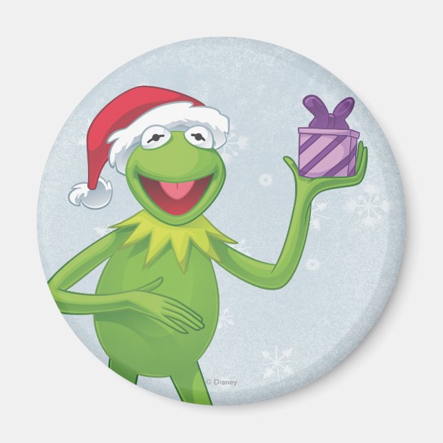 Holiday Kermit Magnet (Front)