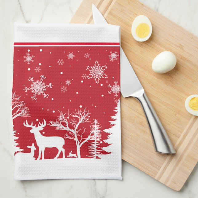 Holiday Kitchen Towel (Quarter Fold)