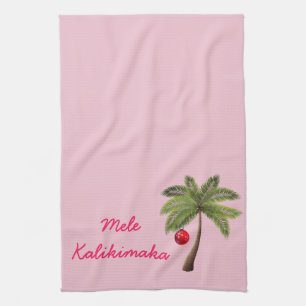 Holiday Kitchen Towel-Mele Kalikimaka Kitchen Towel