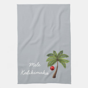 Holiday Kitchen Towel-Mele Kalikimaka Towel