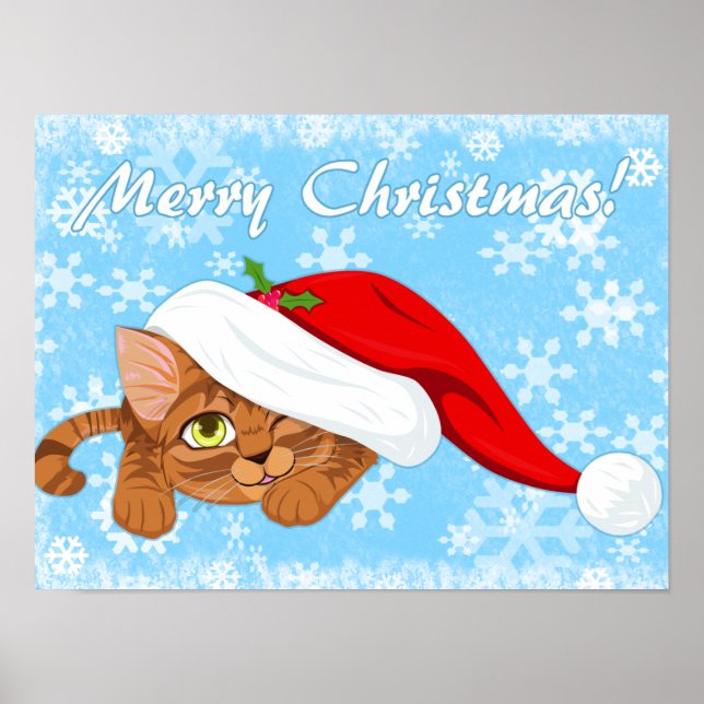 Holiday Kitten Poster (Front)