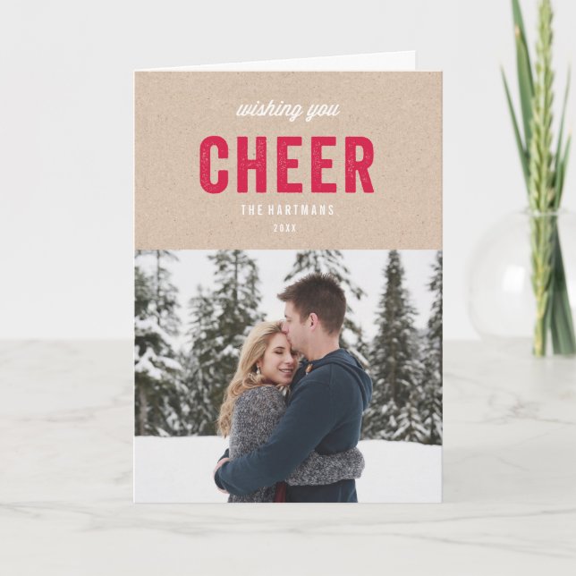 Holiday Kraft Card (Front)