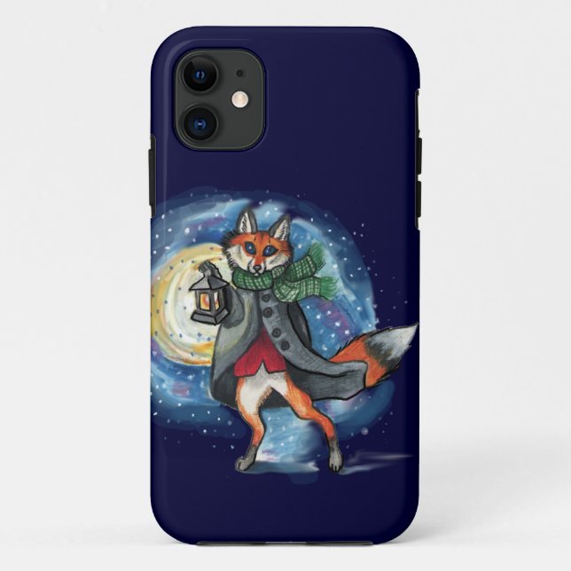 Holiday Lantern Fox~iphone case (Back)