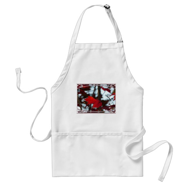Holiday Leaves Standard Apron (Front)