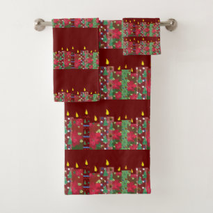 Holiday Light Bath Towel Set