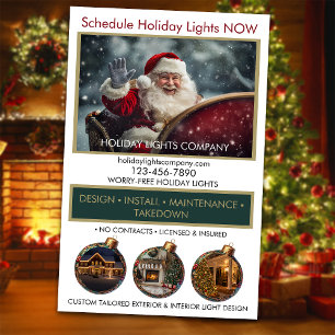 Holiday Light Installation Business Flyer