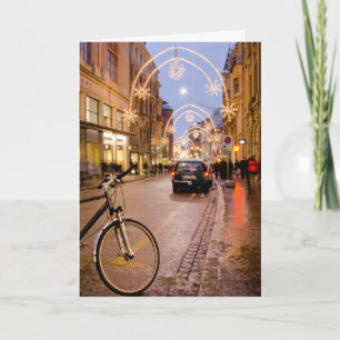 Holiday Lights in Basel, Switzerland Card