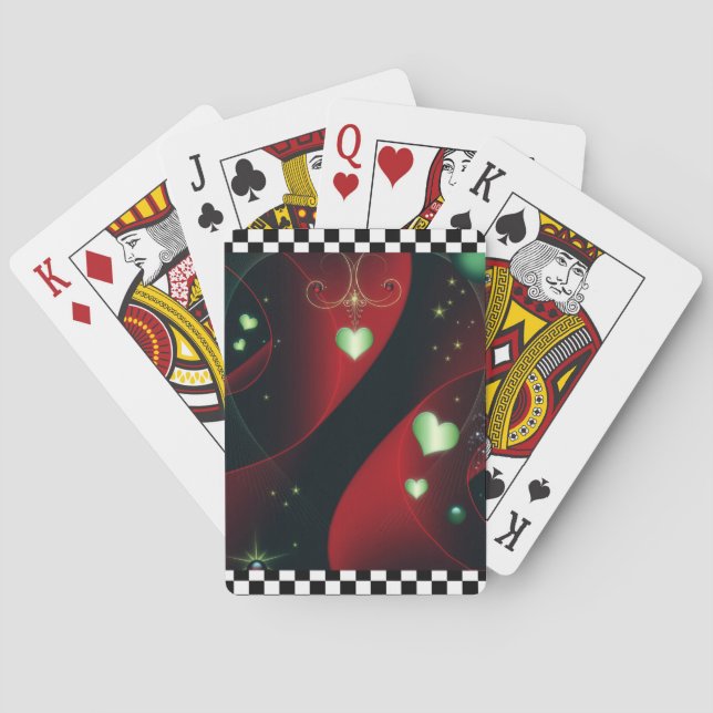 Holiday Love Playing Cards (Back)