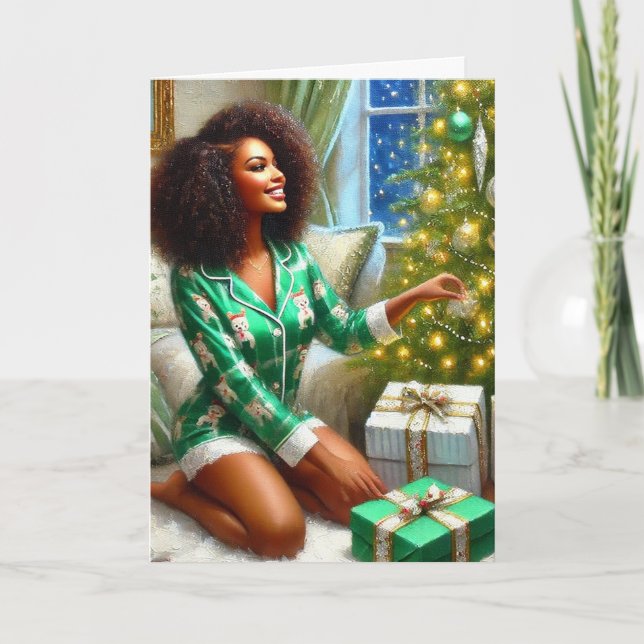 Holiday Love & Sisterhood Christmas Card (Front)