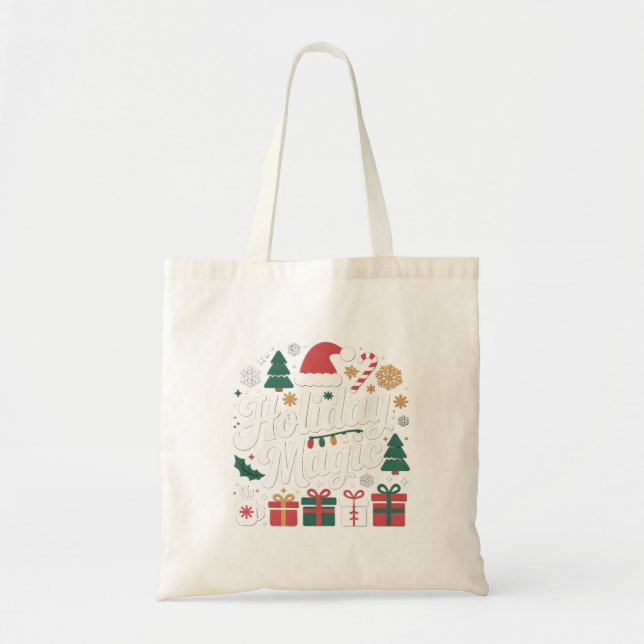 Holiday Magic Tote Bag (Front)