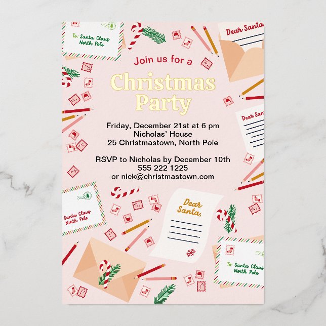 Holiday Mail & Letters to Santa - Merry Christmas (Front)