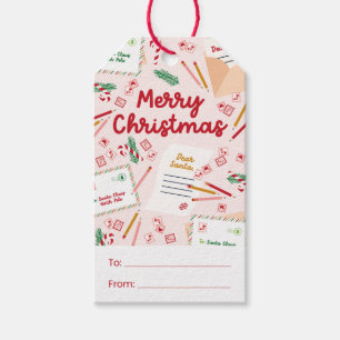 Holiday Mail & Letters to Santa - Merry Christmas Gift Tags