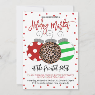 Holiday Market Invitation