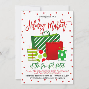 Holiday Market Invitation