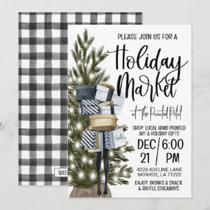 Holiday Market Shopping Invitation