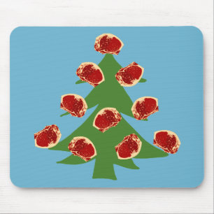 Holiday Meat Tree Mouse Pad