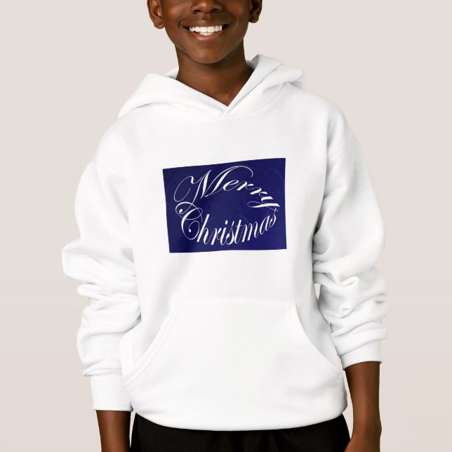 Holiday Merry Christmas Matching Blue Items (Front)