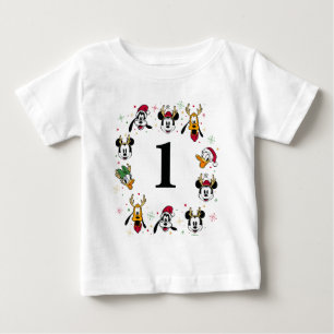 Holiday Mickey and Friends Birthday Baby T-Shirt