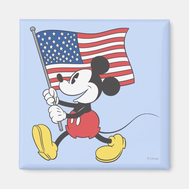 Holiday Mickey | Flag Magnet (Front)
