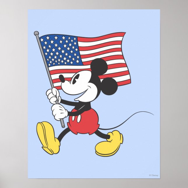 Holiday Mickey | Flag Poster (Front)