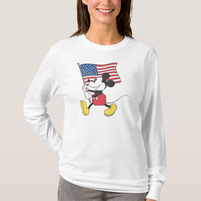 Holiday Mickey | Flag T-Shirt (Front)