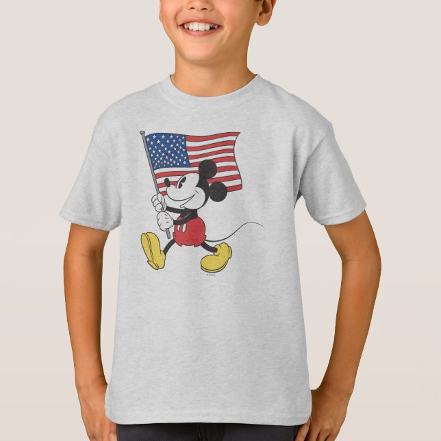 Holiday Mickey | Flag T-Shirt (Front)