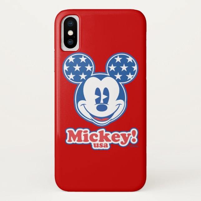 Holiday Mickey | Patriotic Stars Case-Mate iPhone Case (Back)