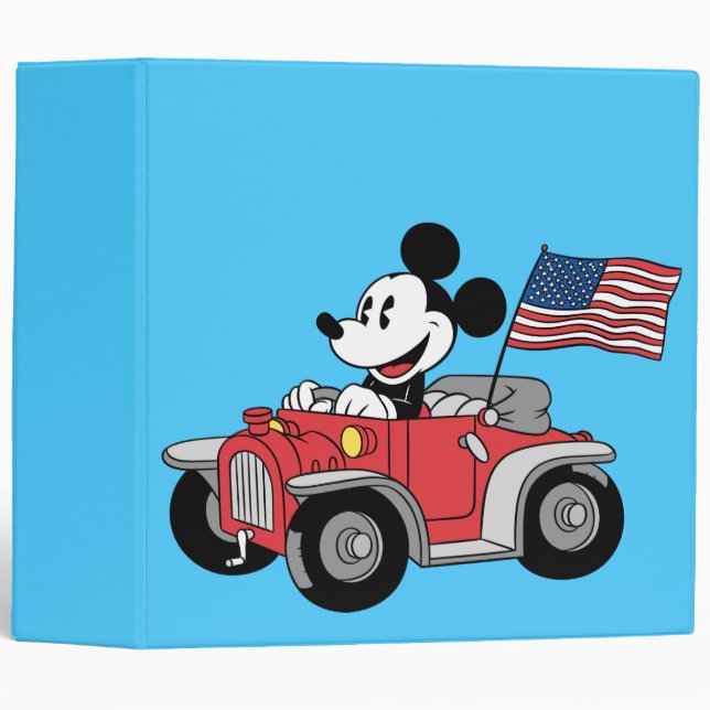 Holiday Mickey | Red Convertible Binder (Front/Spine)