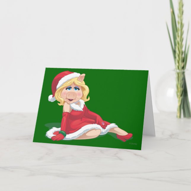 Holiday Miss Piggy 2 Card (Front)
