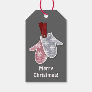 Holiday Mittens Gift Tags