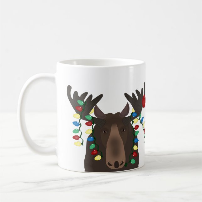 Holiday Moose Mug (Left)
