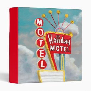 Holiday Motel Sign Binder