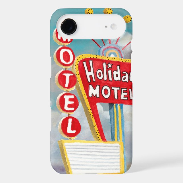 Holiday Motel Sign Case-Mate iPhone Case (Back)