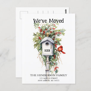 Holiday Moving Announcement Postcard