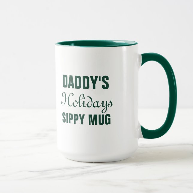 Holiday mug - customizable text (Right)