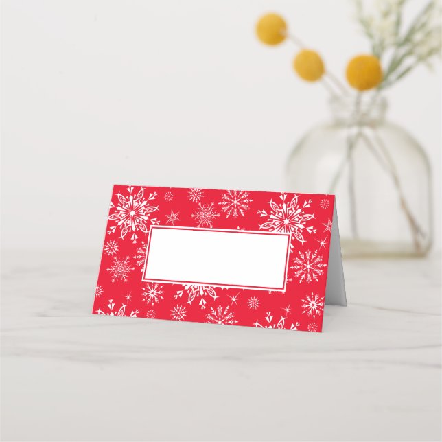 Holiday Name Place Cards (Front)