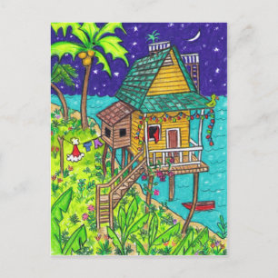 Holiday nights postcard