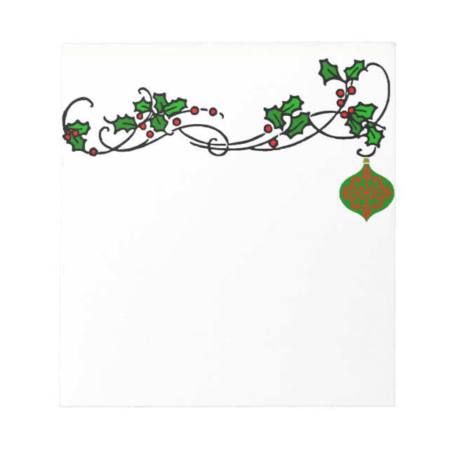 Holiday Note Pad (Front)
