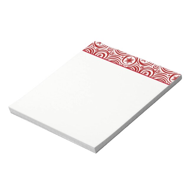 Holiday Notepad-Snowflakes Notepad (Rotated)