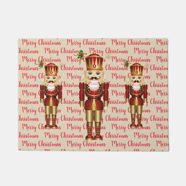 Holiday Nutcracker Doormat (Front)