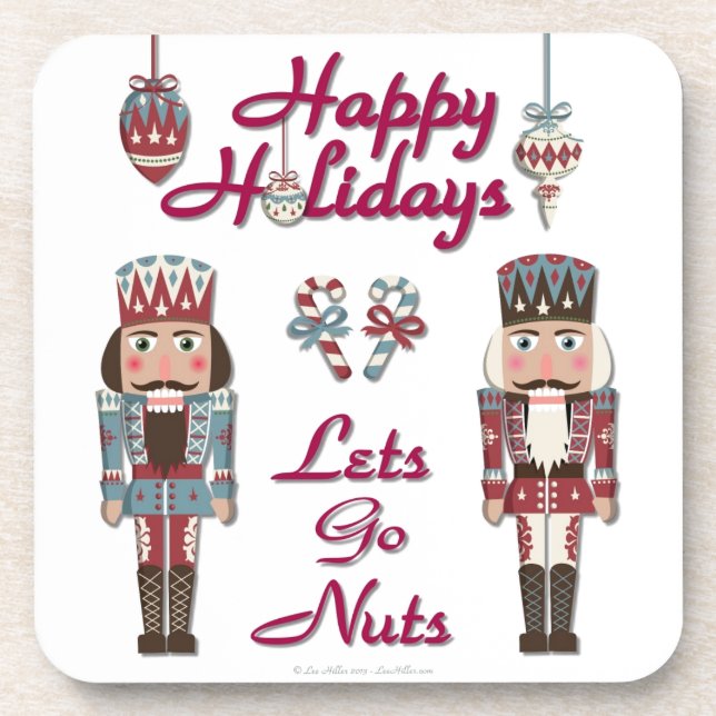 Holiday Nutcracker Lets Go Nuts Coaster (Front)