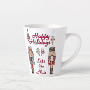 Holiday Nutcracker Lets Go Nuts Latte Mug