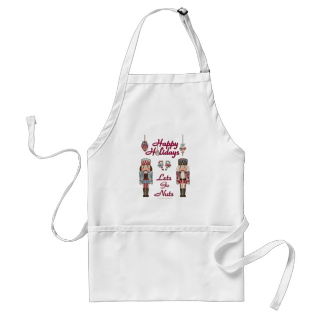 Holiday Nutcracker Lets Go Nuts Standard Apron (Front)